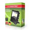 EUROELECTRIC LED COB Прожектор чёрний с радиатором 10W 6500K modern