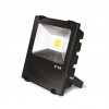EUROELECTRIC LED COB Прожектор чёрний с радиатором 10W 6500K modern