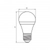 EUROLAMP LED Лампа ЕКО А50 7W E27 3000K EUROLAMP LED Лампа ЕКО А50 7W E27 3000K