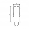 EUROLAMP LED Лампа капсульная G9 3W 4000K