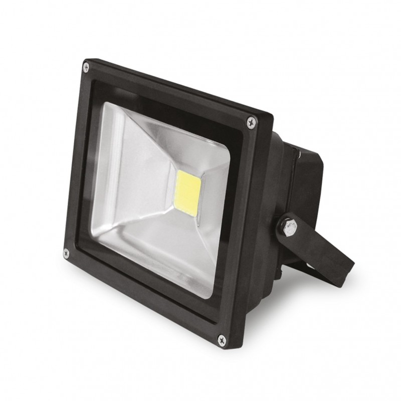 EUROELECTRIC LED Прожектор COB чёрний 10W 6500K classic EUROELECTRIC LED Прожектор COB чёрний 10W 6500K classic