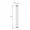 EUROLAMP LED Лампа T8 9W 4100K (aluminium)