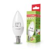 EUROLAMP LED Лампа "Свеча" ЕКО 6W E14 3000K(прозрачная)