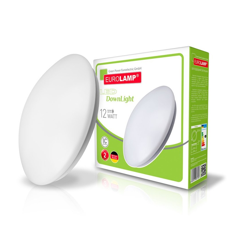 EUROLAMP LED Светильник круглый накладной NEW 12W 4000K EUROLAMP LED Светильник круглый накладной NEW 12W 4000K