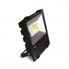 EUROELECTRIC LED COB Прожектор чёрний с радиатором 50W 6500K modern