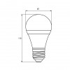 EUROELECTRIC LED Лампа А60 10W E27 4000K