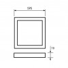 EUROLAMP LED Панель 60х60 36W 6500K