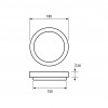 EUROLAMP LED Светильник круглый DownLight 18W 4000K EUROLAMP LED Светильник круглый DownLight 18W 4000K