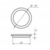 EUROLAMP LED Светильник круглый Downlight 20W 4000K 220V EUROLAMP LED Светильник круглый Downlight 20W 4000K 220V