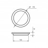 EUROLAMP LED Светильник круглый Downlight 12W 3000K 220V EUROLAMP LED Светильник круглый Downlight 12W 3000K 220V