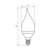 EUROLAMP LED Лампа ЕКО Candle on Wind 6W E14 3000K