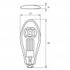 EUROLAMP LED Светильник уличный классический COB 50W 6000K EUROLAMP LED Светильник уличный классический COB 50W 6000K