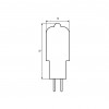 EUROLAMP LED Лампа капсульная Plastic G4 2W G4 3000K 12V